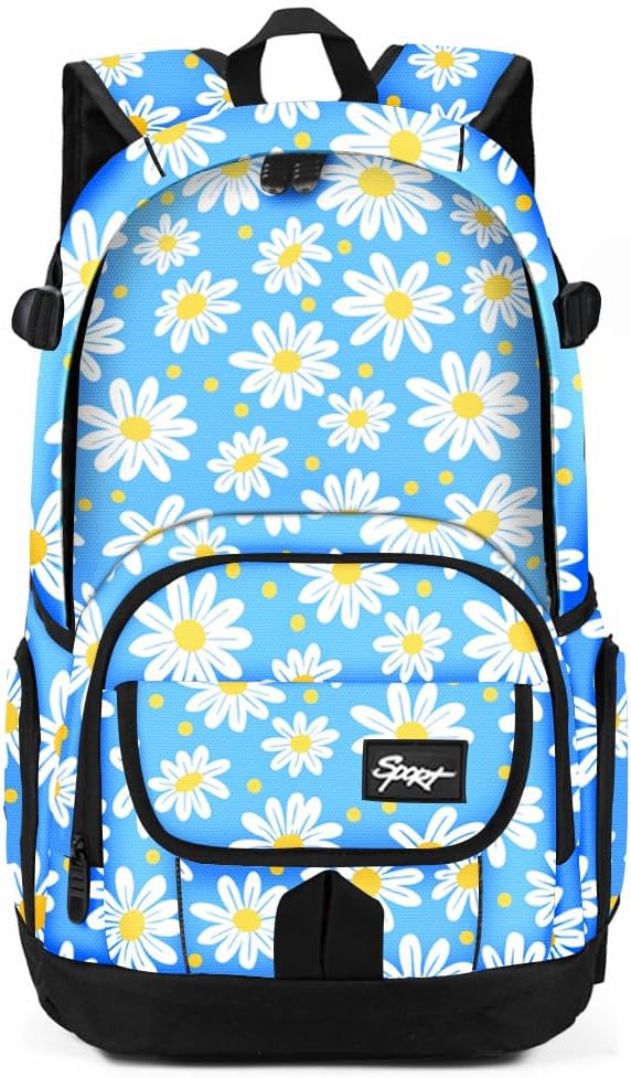 rickyh style School Backpack Travel Bag for Men & Women Lightweight College Back Pack with Laptop Compartmen
