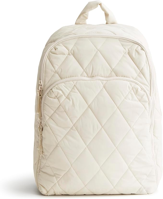 Vera Bradley Women's Featherweight Westover Hybrid Backpack, Pumice Stone, One Size