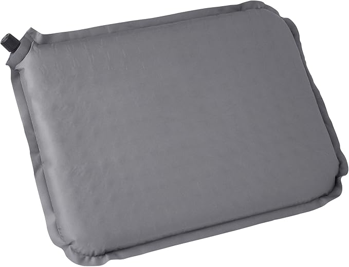 Teton Camping Seat Cushion; Stadium Seat; Office Chair; Car Pad; Inflatable, Bluestone