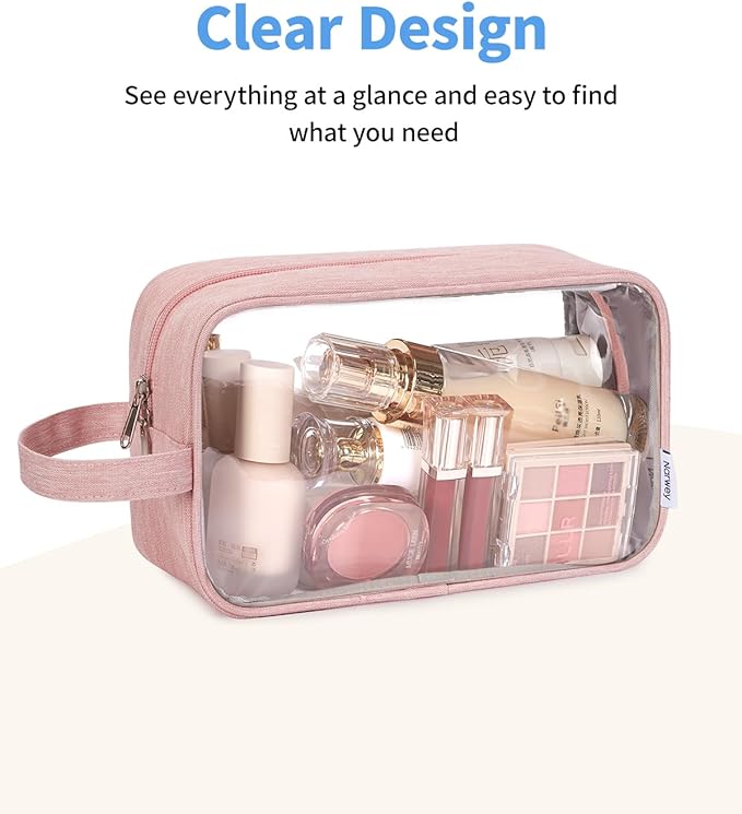 Narwey Travel Toiletry Bag for Women Traveling Dopp Kit Men Travel Bag for Toiletries Cosmetic Bag Makeup Bag Medicine Bag for Traveling