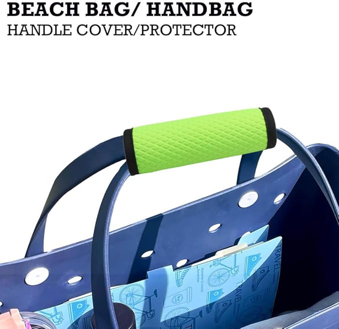 Luggage Handle Wrap for Suitcase/Carry On/Backpacks-Neoprene Luggage Handle Wraps Bright Luggage Identifiers/Tags/Spotter/Markers Travel Accessories/Essentials-Green