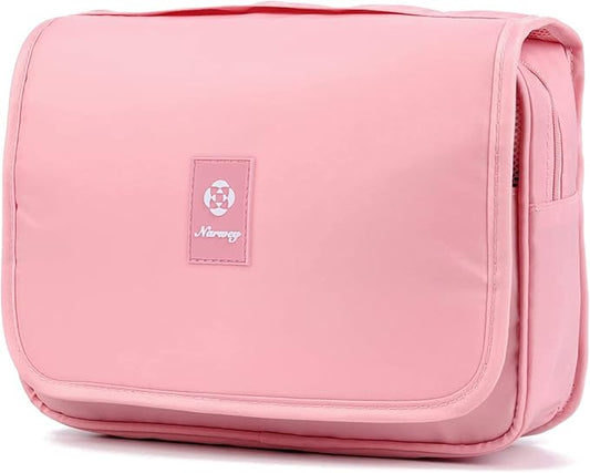 Narwey Small Hanging Travel Toiletry Bag for Women, Travel Bag for Toiletries, Makeup Bag Organizer Make Up Bags Cosmetic Bags for Girls