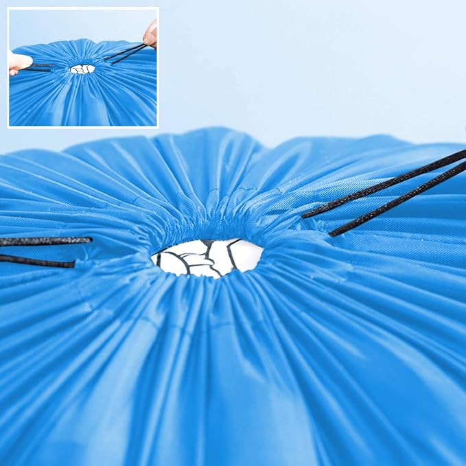 Multipurpose Extra Large Laundry Bag Storage Bag (27"x35", Blue)