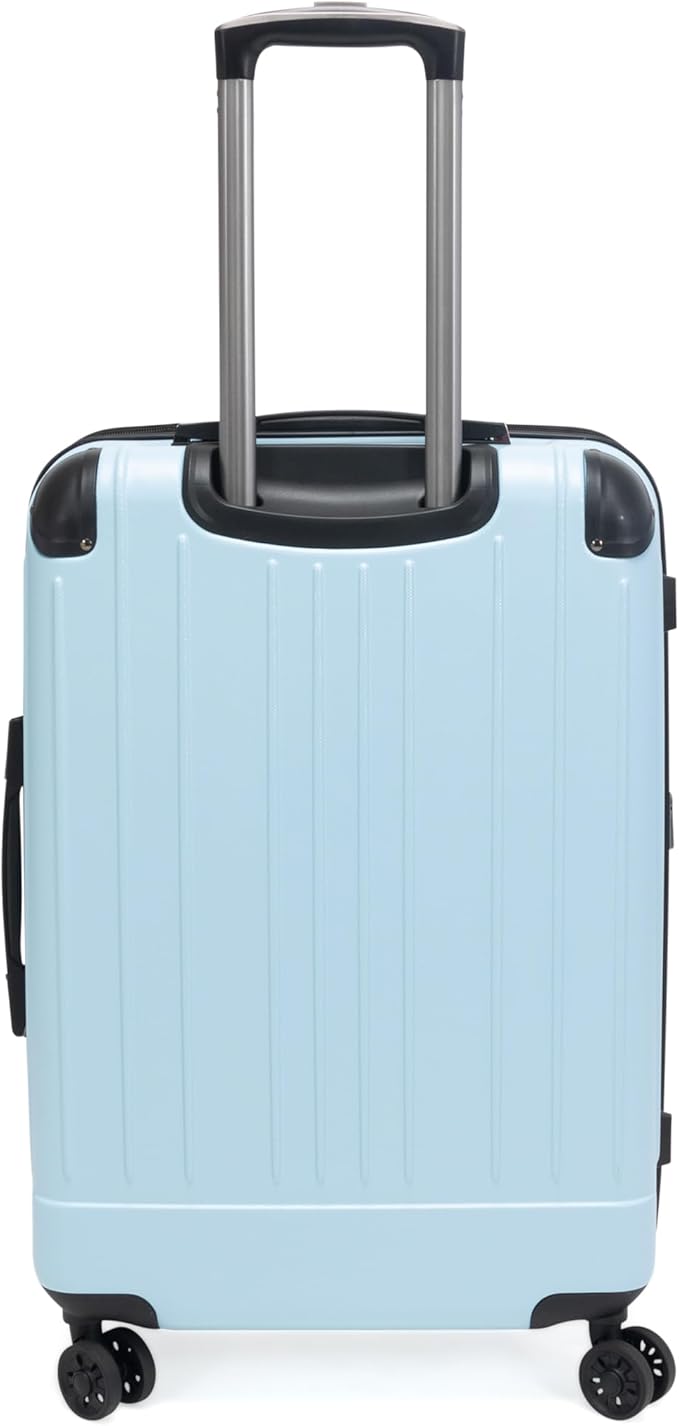 Kenneth Cole Reaction Flying Axis 24" Hardside Expandable 8-Wheel Spinner Check-Size Luggage, Dream Blue