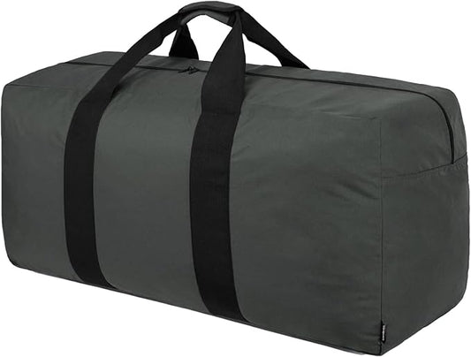 Vorspack Extra Large Duffle Bag for Travel - 150L Duffel Bag for Men Gear Bag for Storage Foldable Weekender Bag for Overnight Camping - Grey
