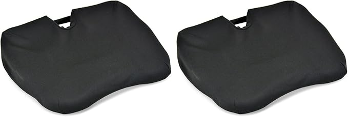 Contour Kabooti Donut Seat Cushion, 3-in-1 Design with Center Cutout for Tailbone Pain, Sciatica and Hemorrhoids (Pack of 2)