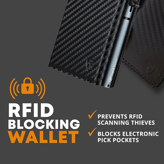 Conceal Plus Card Blocr Pop Up Wallet for Men - Slim Metal RFID Blocking Card Holder (4-6 Cards Ejector) - Minimalist Smart Front Pocket Wallet with Internal Cash + ID Storage