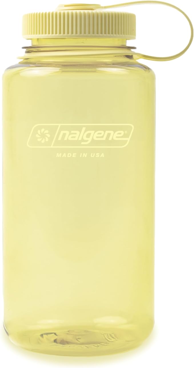 Nalgene 32 oz Wide Mouth Water Bottle | BPA-Free, Durable & Leak Proof, Lightweight Bottle for Hiking & Gym, Work & Travel