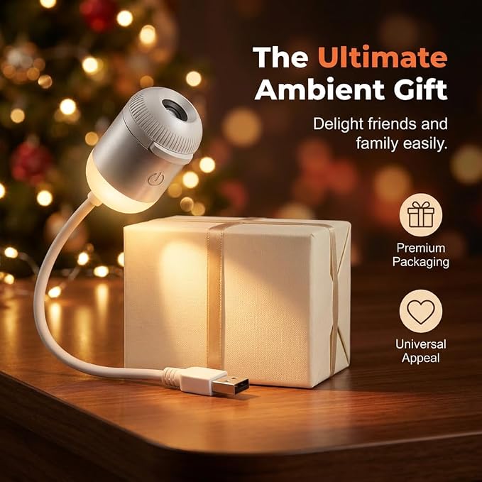 2-in-1 Galaxy Projector Night Light, New USB Star Projector with Adjustable Brightness, Mini Galaxy Light Projector for Bedroom Ceiling Wall Room Decor (24 Projection Films) (5 Projection Films-A)