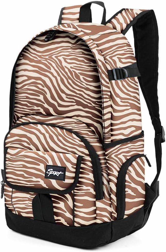 rickyh style School Backpack Travel Bag for Men & Women Lightweight College Back Pack with Laptop Compartmen