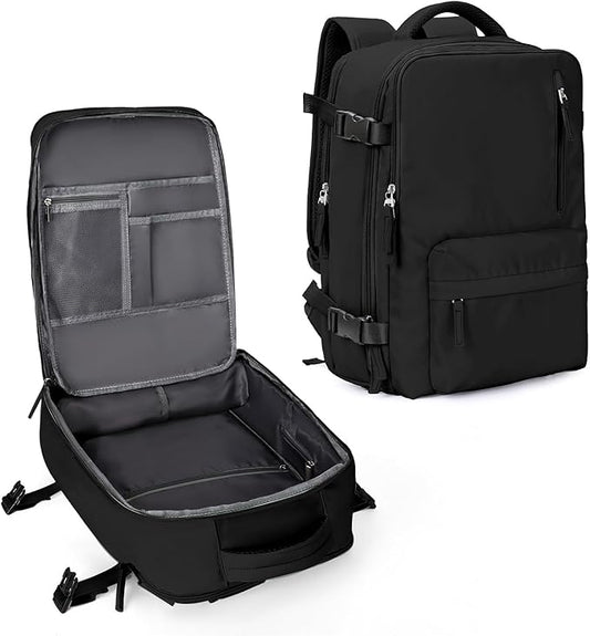 WONHOX Large Travel Backpack Carry on Flight Approved Laptop Work Business Backpack for Women Men Mochila de Viaje