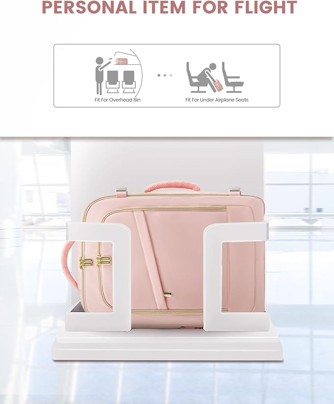 LOVEVOOK Travel Backpack for Women, 40L Carry On Backpack for Airplanes, Personal Item Bag for Airlines Fits 17 inch Laptop, TSA Approved Luggage with 3 Packing Cubes,Waterproof Weekender Gym Backpack