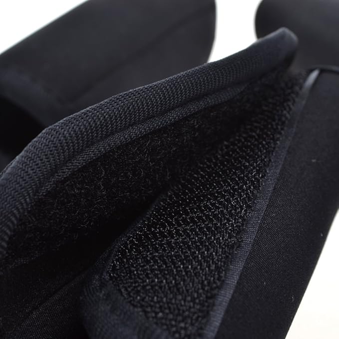 Cosmos Pack of 3 Black Color Extra Thick 5MM SBR Neoprene Luggage Handle Wrap Handle Grip Luggage Identifier for Travel Bag Luggage Suitcase