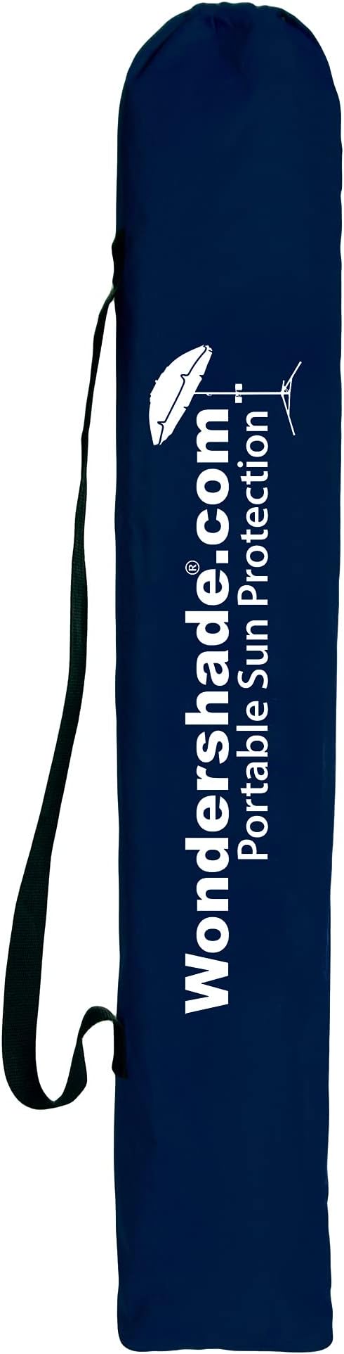 Wondershade Ultimate Portable Sun Shade Umbrella – Lightweight Adjustable Outdoor Patio & Beach Umbrella with Tripod Base (Navy)