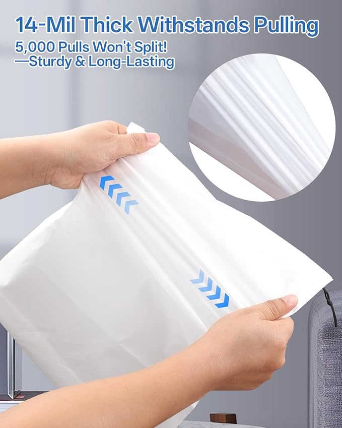 Teskyer 12 Pack Shoe Bags for Travel – Transparent, Waterproof, Portable Shoe Storage for Packing (15.7" x 11.8") – Travel Essentials for Men & Women