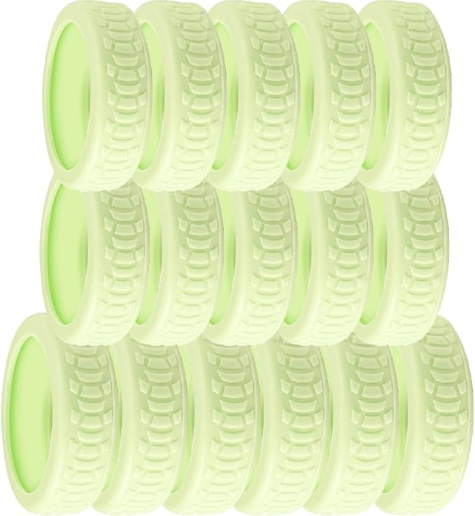 16 Pcs Luggage Wheel Covers Silicone Luggage Wheels Protector Suitcase Wheel Covers for Luggages Wheels Replacement Office Chair Caster