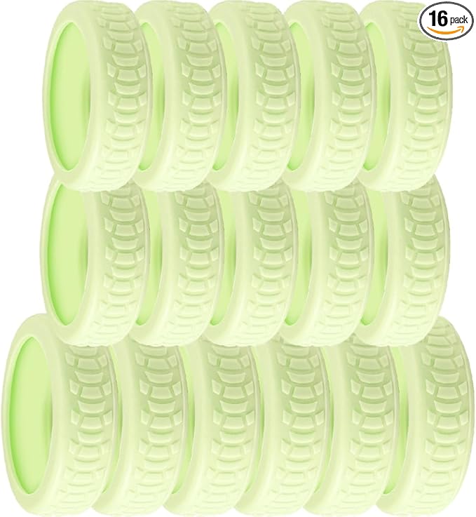 16 Pcs Luggage Wheel Covers Silicone Luggage Wheels Protector Suitcase Wheel Covers for Luggages Wheels Replacement Office Chair Caster