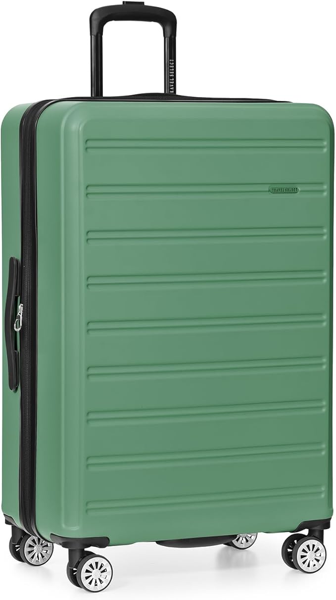 Travel Select Snowcreek Hardside Expandable Spinner Luggage, Green, 30-Inch Large