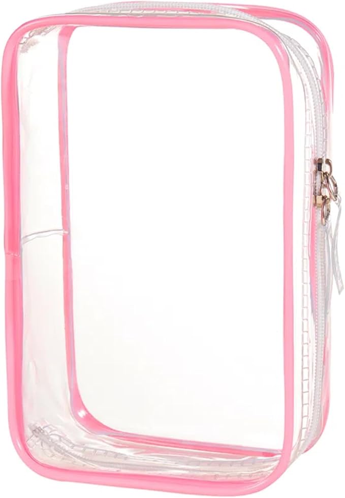 Packing Cubes 1 Quart Size Travel Bag TSA Approved Toiletry Bag Clear Small Purse Pouch International Long Flight Must Haves for Toiletries Makeup Liquids Airplane Europe Vacation Essentials