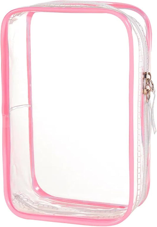 Packing Cubes 1 Quart Size Travel Bag TSA Approved Toiletry Bag Clear Small Purse Pouch International Long Flight Must Haves for Toiletries Makeup Liquids Airplane Europe Vacation Essentials