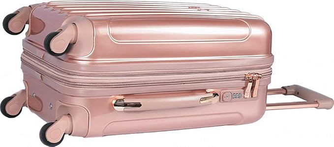 kensie 20" "Alma" Carry-On TSA-Lock Spinner Luggage, Opal