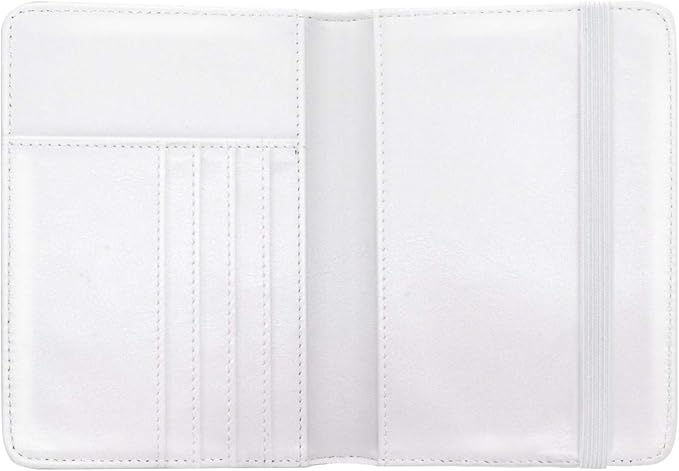 Passport Holder Cover,Traveling Passport Case Marble Passport Wallet for Women,White Marble