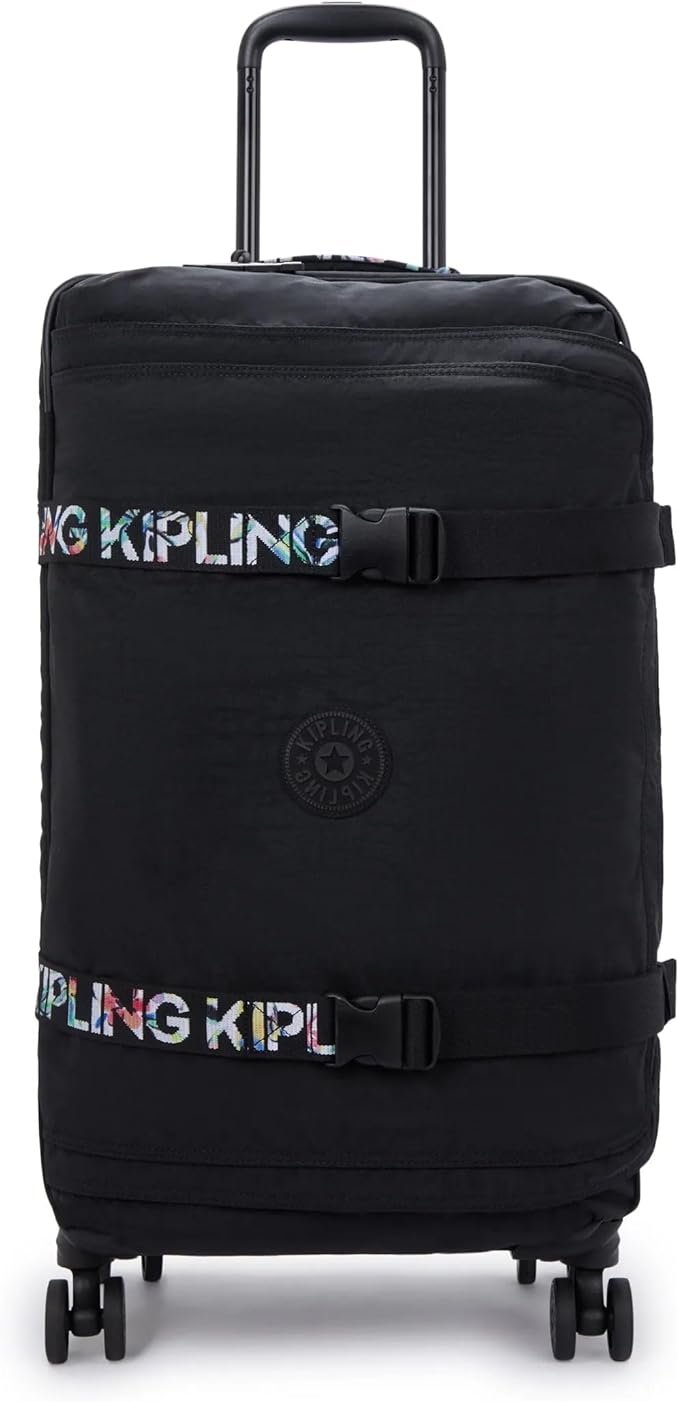 Kipling Women's Spontaneous Medium Softside Spinner Wheel Luggage, Integrated TSA Accepted Lock