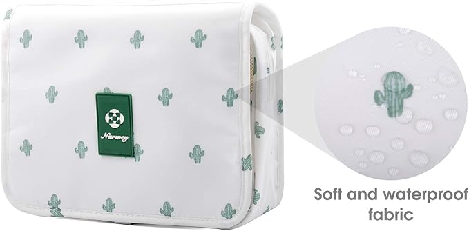Narwey Small Hanging Travel Toiletry Bag for Women, Travel Bag for Toiletries, Makeup Bag Organizer Make Up Bags Cosmetic Bags for Girls