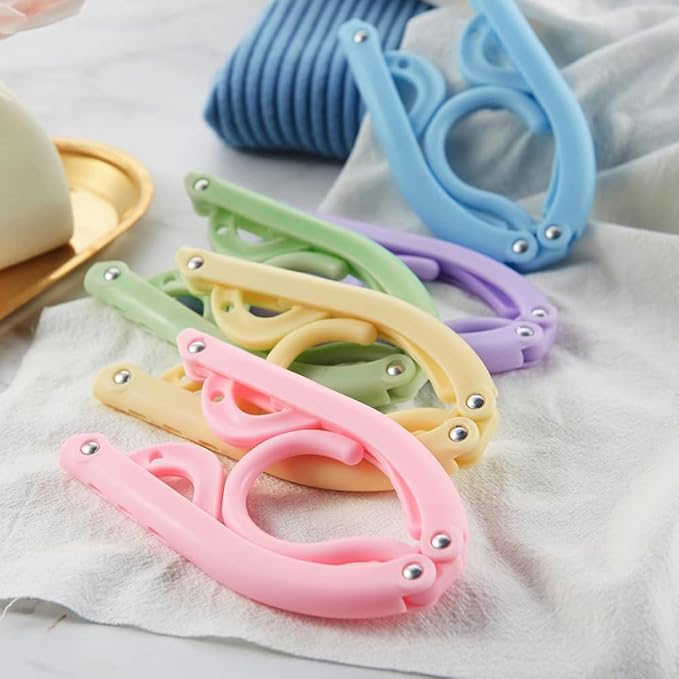 18pcs Travel Folding Hanger Household Multifunctional Portable Hanger