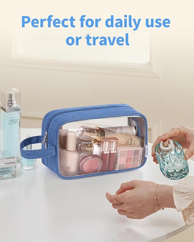 Narwey Travel Toiletry Bag for Women Traveling Dopp Kit Men Travel Bag for Toiletries Cosmetic Bag Makeup Bag Medicine Bag for Traveling