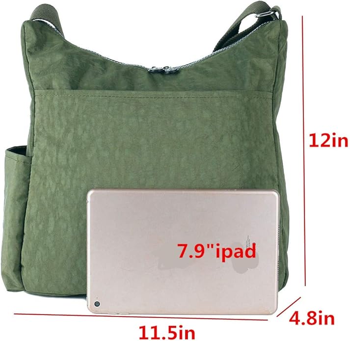 MHCNLL Crossbody Bag with Anti Theft RFID Pocket - Women Lightweight Water-Resistant Purse