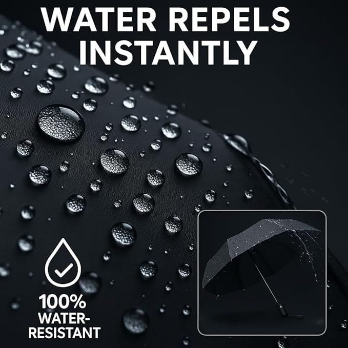 Mr. Pen- Windproof Travel Umbrella, Automatic Umbrellas for Rain, Compact