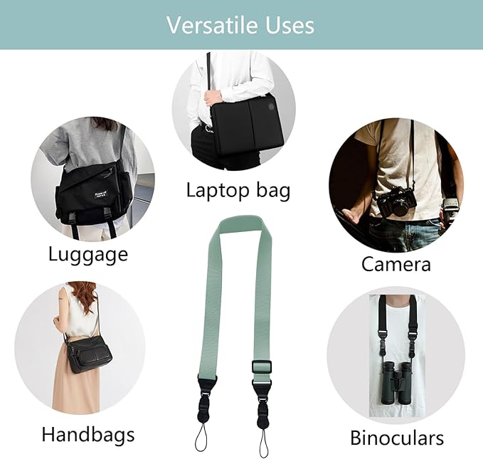 3 Pack Adjustable Shoulder Strap:Comfortable for iPad Strap Nylon Neck Lanyard for iPad/Samsung Tablet Case,Camera Binocular Crossbody Laptop Luggage Bag(Grey)