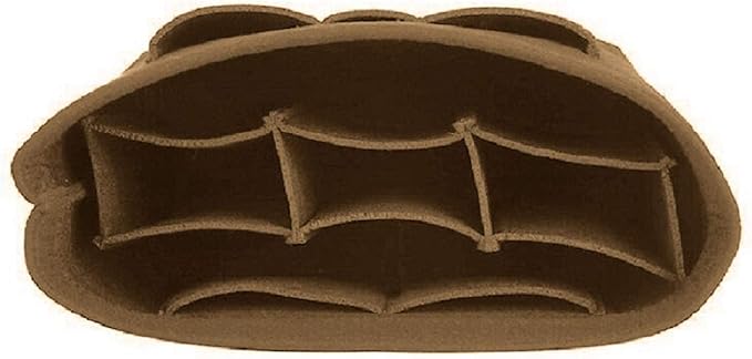ZTUJO Purse Organizer Insert, Felt Bag Organizer For Handbag Purse Organizer,13 Colors, 6 Size (X-Large, Light Coffee)