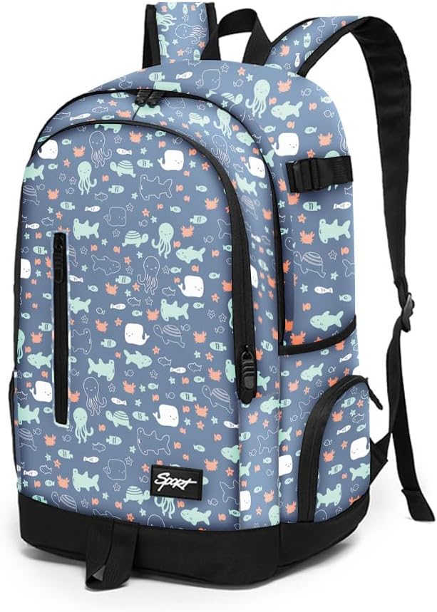 rickyh style School Backpack Travel Bag for Men & Women Lightweight College Back Pack with Laptop Compartmen