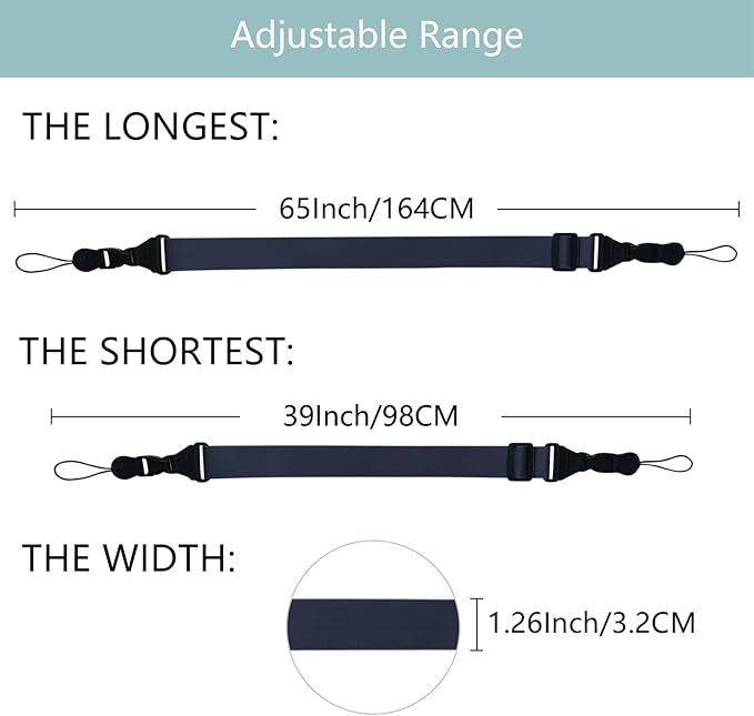 3 Pack Adjustable Shoulder Strap:Comfortable for iPad Strap Nylon Neck Lanyard for iPad/Samsung Tablet Case,Camera Binocular Crossbody Laptop Luggage Bag(Royal Blue)
