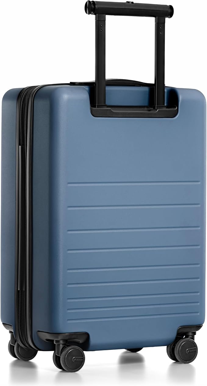 Traveler's Choice Markham Hardside Expandable Luggage with Double Spinner Wheels, Carry-On 21-Inch Suitcase, TSA Lock, 21-Inch, Navy