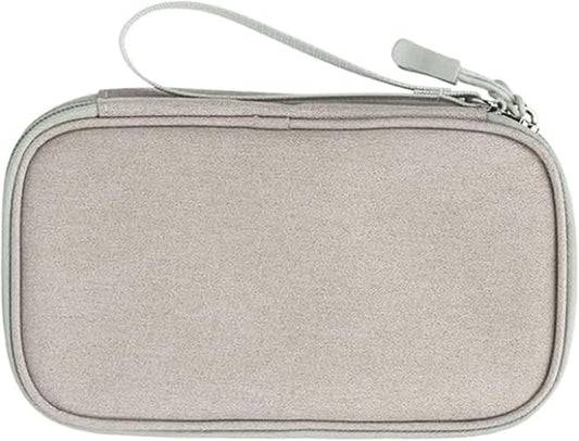 FYY Electronic Organizer, Travel Cable Organizer Bag Pouch Electronic Accessories Carry Case Portable Waterproof Double Layers Storage Bag for Cable, Charger, Phone, Earphone, Medium Size, Khaki