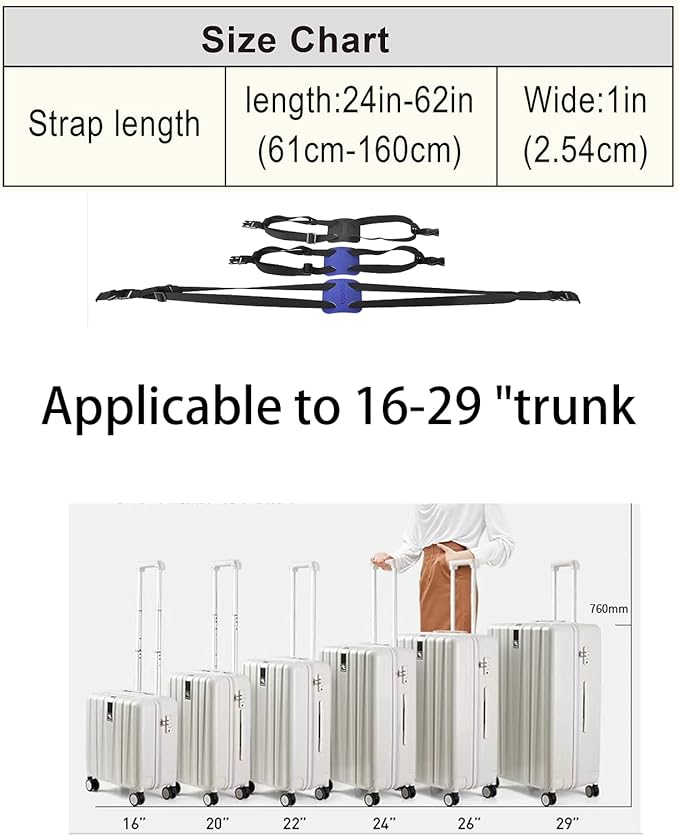 add a Bag Luggage Strap for suitcases，Luggage Bungee Strap，Adjustable Belt Bag Bungees with Buckles (Gold)