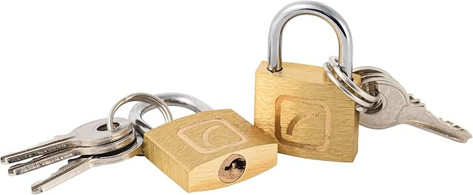 Travel Blue 2 x Security Suitcase Padlocks (20mm)