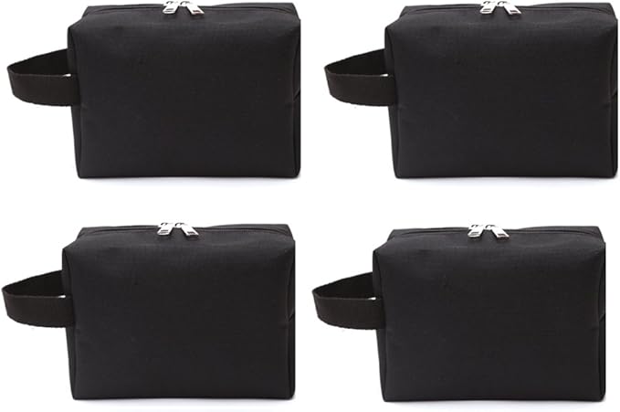 600D Portable Multi-purpose Zipper Waterproof Travel Organizer Cosmetic Bag Make up Case Storage Bag Pouch 4-pack