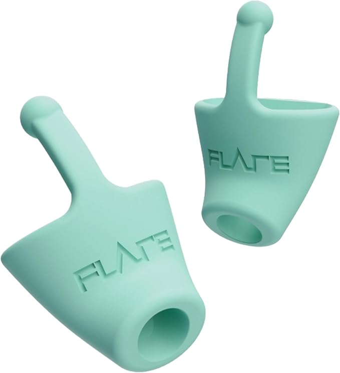 Flare Calmer | Ear Plugs Alternative | Daily Noise Relief | Sound Sensitivity | Stress Relief | No Muffling | Improve Wellbeing | Comfy, Reusable, Soft Silicone Earplugs | Original Mint