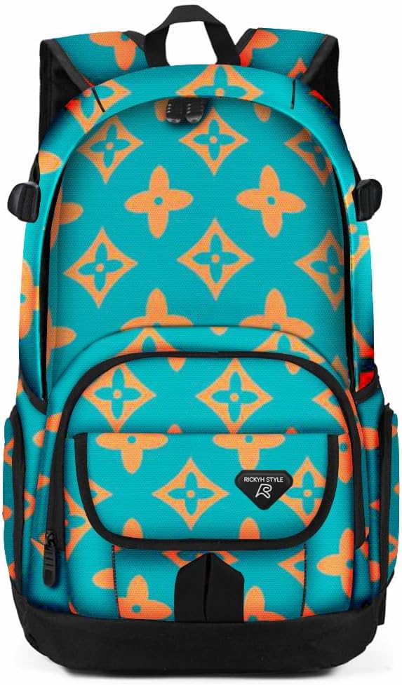 rickyh style School Backpack Travel Bag for Men & Women Lightweight College Back Pack with Laptop Compartmen