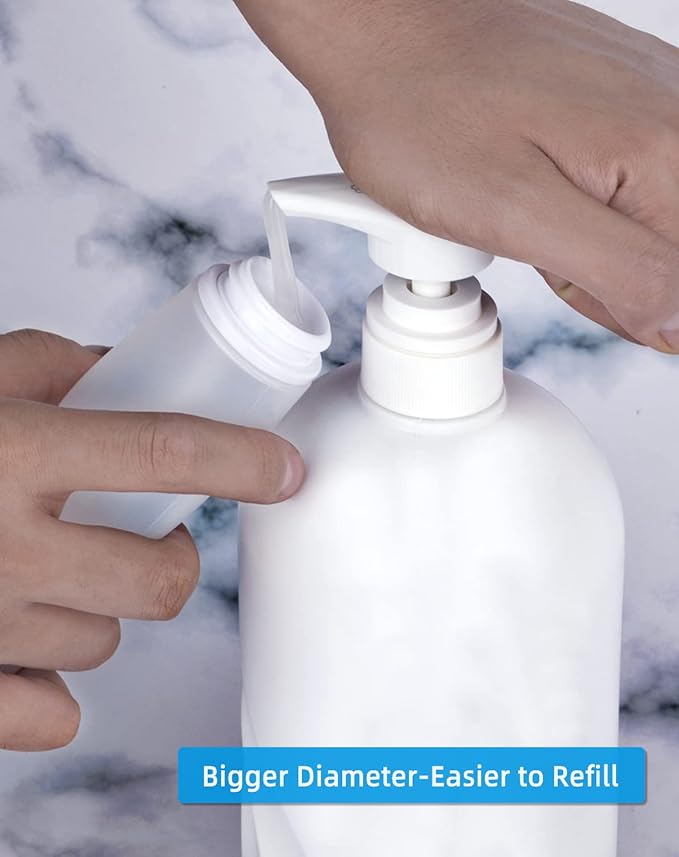 Silicone Travel Bottles for Toiletries TSA Approved Travel Size Containers Set 4 Pack Portable Leak Proof Refillable Cosmetic Squeeze Bottles Shampoo Hair Conditioner Body Lotion Bath Shower Gel