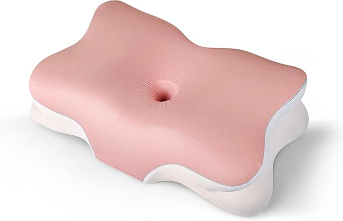5X Pain Relief Cervical Neck Pillow for Neck Support, Orthopedic Cooling Side Sleeper Pillow for Sleeping, Odorless Contour Memory Foam Pillows, Ergonomic Bed Pillow for Side Back Stomach Sleeper