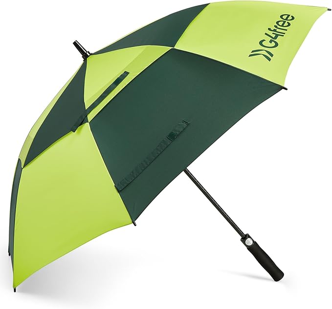 G4Free 47/54/62/68/72 Inch Automatic Open Golf Umbrella Oversize Extra Large Double Canopy Vented Windproof Waterproof Stick Umbrellas