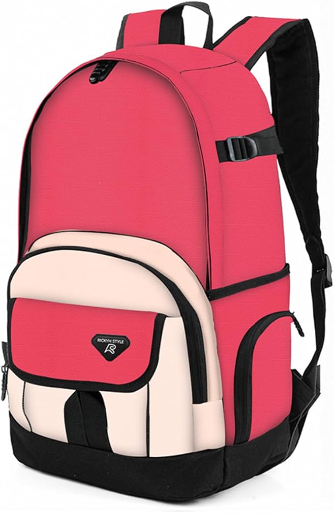 rickyh style School Backpack Travel Bag for Men & Women Lightweight College Back Pack with Laptop Compartmen