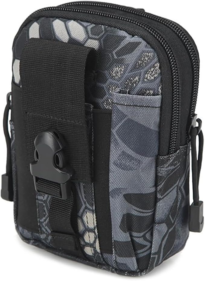 Tactical Molle Pouch, Universal EDC Waist Bag Belt Pouches, Outdoor Belt Bags Gear Tool Gadget Pocket with Cell Phone Holster