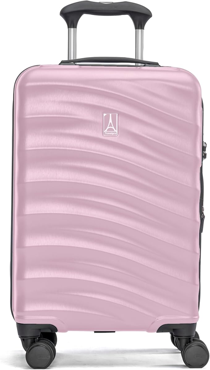 Travelpro Maxlite Air V2 Hardside Expandable Carry on Luggage, 8 Spinner Wheels, Lightweight Hard Shell Suitcase, TSA lock, Pink, Compact Carry On 19-Inch
