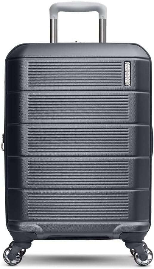American Tourister Stratum 2.0 Expandable Hardside Luggage with Spinner Wheels, 20-Inch Carry-On, Charcoal
